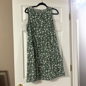Green Polka Dot Dress
